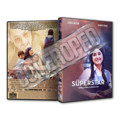 Süperstar - Secret Superstar 2017 Türkçe Dvd cover Tasarımı